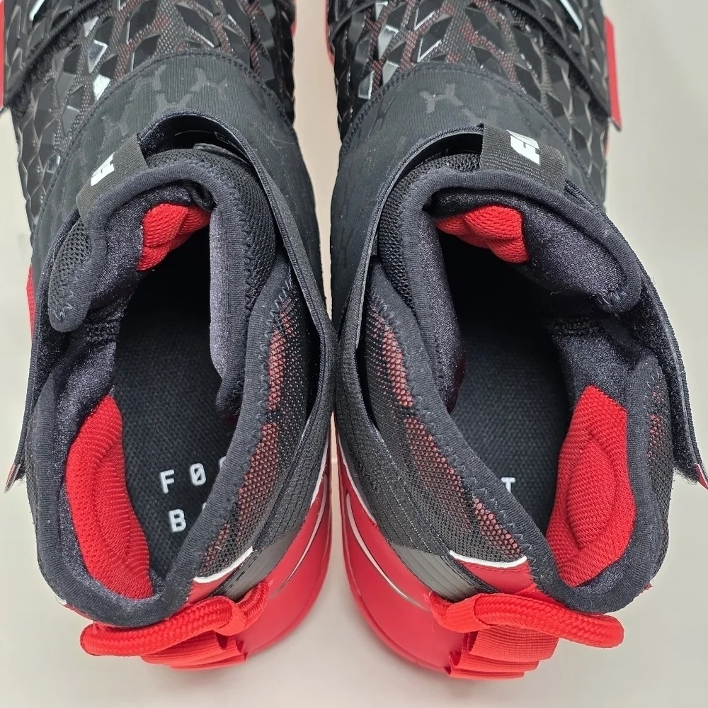 Nike Force Savage Elite 2 Football Cleats Red Black Men's Size 17 BV3962-002 New